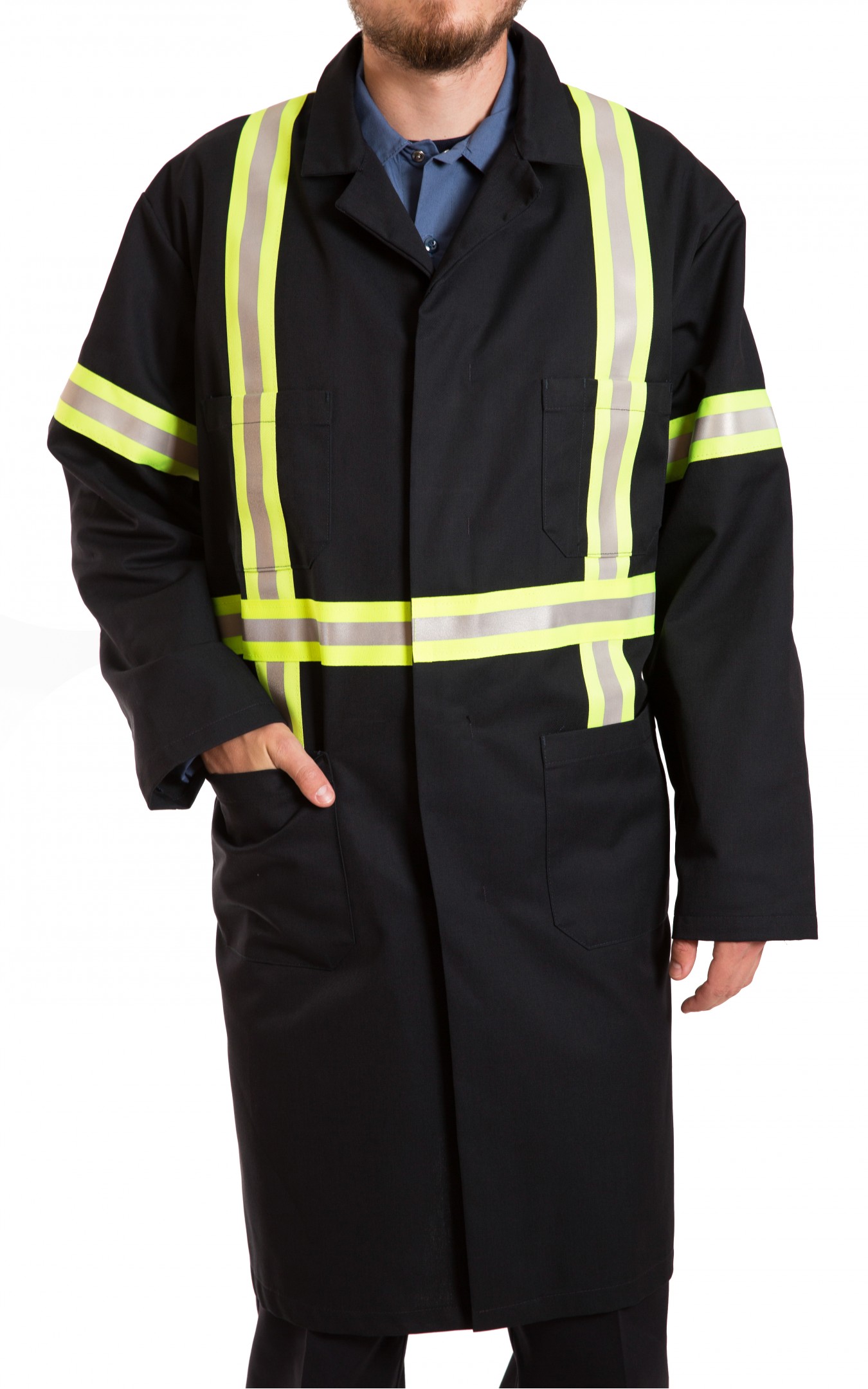 Hi vis work coats cheap
